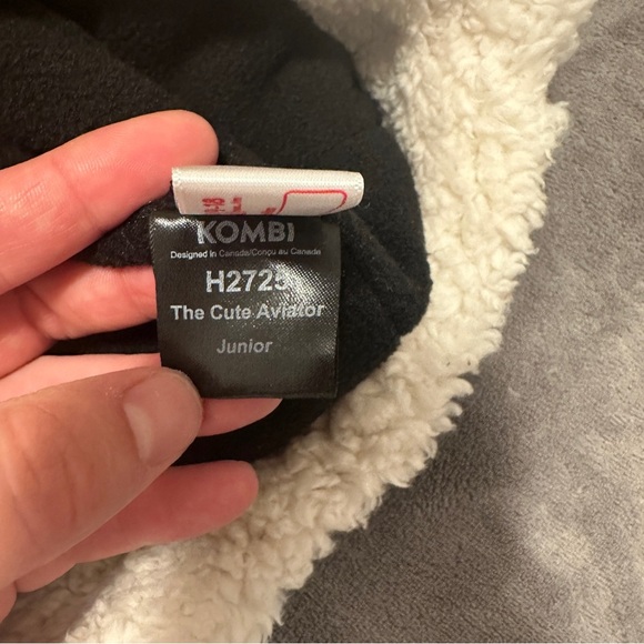 Kombi Infant Brown Plaid Aviator Winter Hat With Ears Size 9-18 Months - Picture 12 of 14